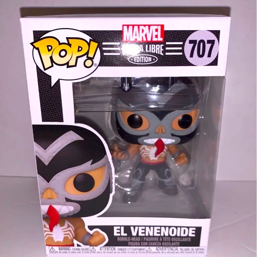 Venom as Marvel Lucha Libre Venom El Venenoid Funko Pop